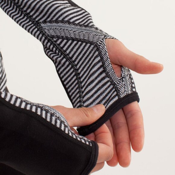 lululemon athletica Black and White Striped Sweatshirt - Picture 4 of 7